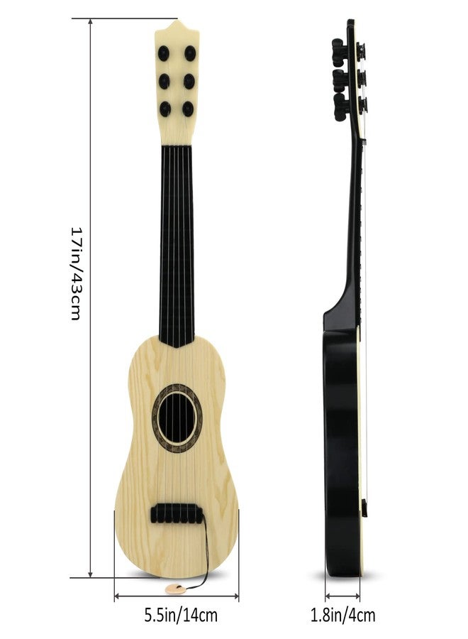 QDH Kids Toy Guitar 6 String,17 inch Guitar Baby Kids Cute Rhyme Developmental Musical Instrument Educational Toy for Toddlers - Image 5
